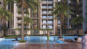 Swimming Pool in 3 BHK Apartment at Raymond The Address By GS, Sion – for Sale
