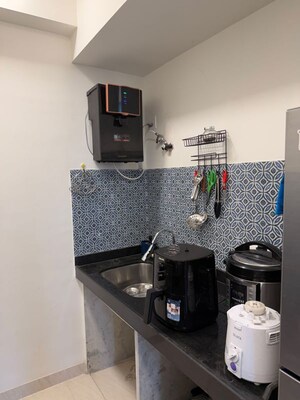 Furnished Amenities in 2 BHK Apartment at Lodha Crown Quality Homes, Majiwada – for Rent