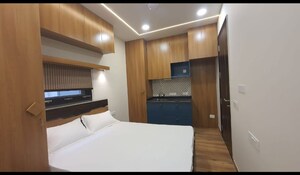 Kitchen in 1 BHK Builder Floor at Unitech Arcadia, South City 2 – for Rent