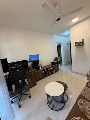 Living Room in 2 BHK Apartment at Lodha Crown Quality Homes, Majiwada – for Rent