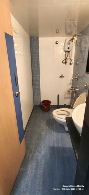 Bathroom in 3 BHK Apartment at Poonam Jewel, Poonam Nagar – for Rent