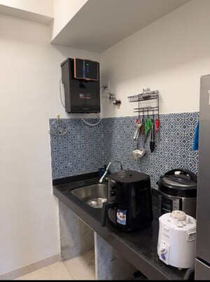 Kitchen in 2 BHK Apartment at Lodha Crown Quality Homes, Majiwada – for Rent