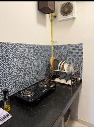 Kitchen in 2 BHK Apartment at Lodha Crown Quality Homes, Majiwada – for Rent