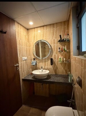 Bathroom in 2 BHK Apartment at Lodha Crown Quality Homes, Majiwada – for Rent