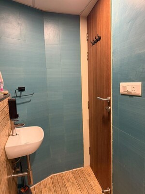 Bathroom in 2 BHK Apartment at Lodha Crown Quality Homes, Majiwada – for Rent