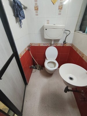 Bathroom in 2 BHK Apartment at Dheeraj Ganga, Malad West – for Rent