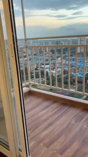 Balcony in 3 BHK Apartment at Gami Asters, Ghansoli – for Rent