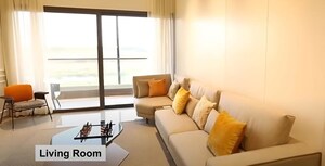 Living Room in 4 BHK Apartment at Goel Ganga Platinum, Kharadi – for Sale