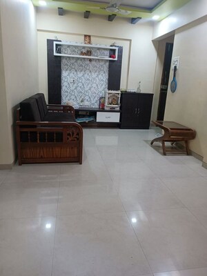 Living Room in 1 BHK Apartment at Kunal Apartment CHS, Bhandup East – for Sale