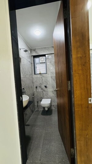 Bathroom in 3 BHK Apartment at Shreepad Guruvaibhav CHS, Kothrud – for Sale