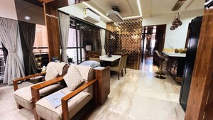 Living Room in 3 BHK Apartment at Addor Cloud 9, Satellite – for Sale