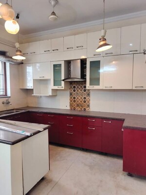 Kitchen in 2 BHK Builder Floor at Sushant Lok I – for Rent