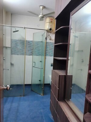 Bathroom in 2 BHK Builder Floor at Sushant Lok I – for Rent