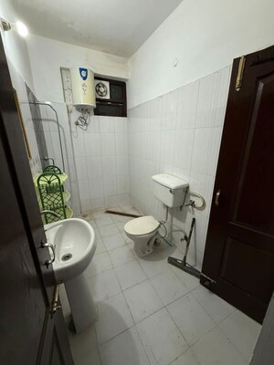 Bathroom in 2 BHK Apartment at Kharar Mohali Road – for Rent