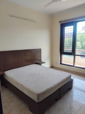 Bedroom in 2 BHK Builder Floor at Ansal Sushant Lok I, Sector 43 – for Rent