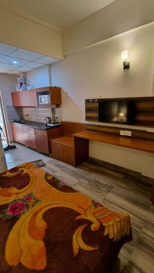 Kitchen in Studio Apartment at Paramount Golfforeste, Zeta I Greater Noida – for Rent