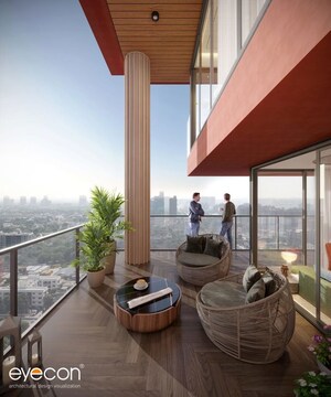Balcony in 3 BHK Apartment at Sg Highway – for Sale