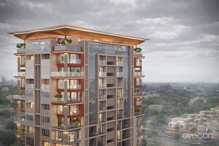 Exterior View, sg highway 3 Bedroom 2808 Sq.Ft. Apartment In Sg Highway Ahmedabad 10751360