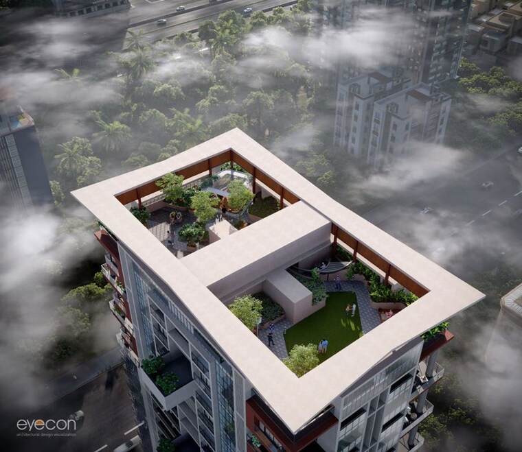 Balcony, sg highway 3 Bedroom 2808 Sq.Ft. Apartment In Sg Highway Ahmedabad 10751360
