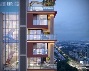 3 BHK Apartment – Exterior View View at Sg Highway - for Sale