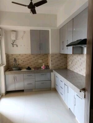 Kitchen in 3 BHK Apartment at Shalimar Oneworld Vista, Gomti Nagar – for Rent