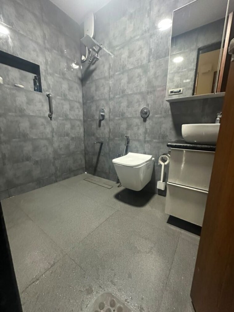 Bathroom, shrishti-synchronicity 3 Bedroom 1340 Sq.Ft. Apartment In Chandivali Mumbai 10751379