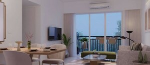 Living Room in 1 BHK Apartment at Piramal Vaikunth, Balkum Pada – for Rent