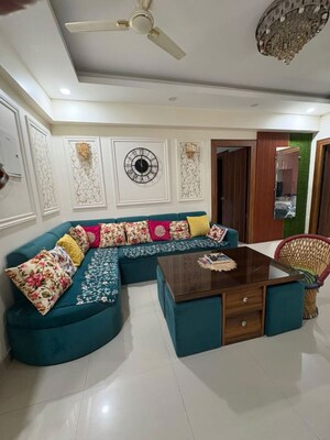 Living Room in 3.5 BHK Apartment at Uninav Bliss, Raj Nagar Extension – for Sale