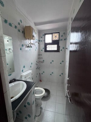 Bathroom in 3 BHK Apartment at Chandralok Tower, Chandralok – for Rent