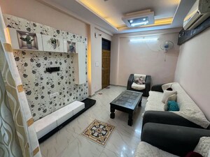 Living Room in 3 BHK Apartment at Chandralok Tower, Chandralok – for Rent