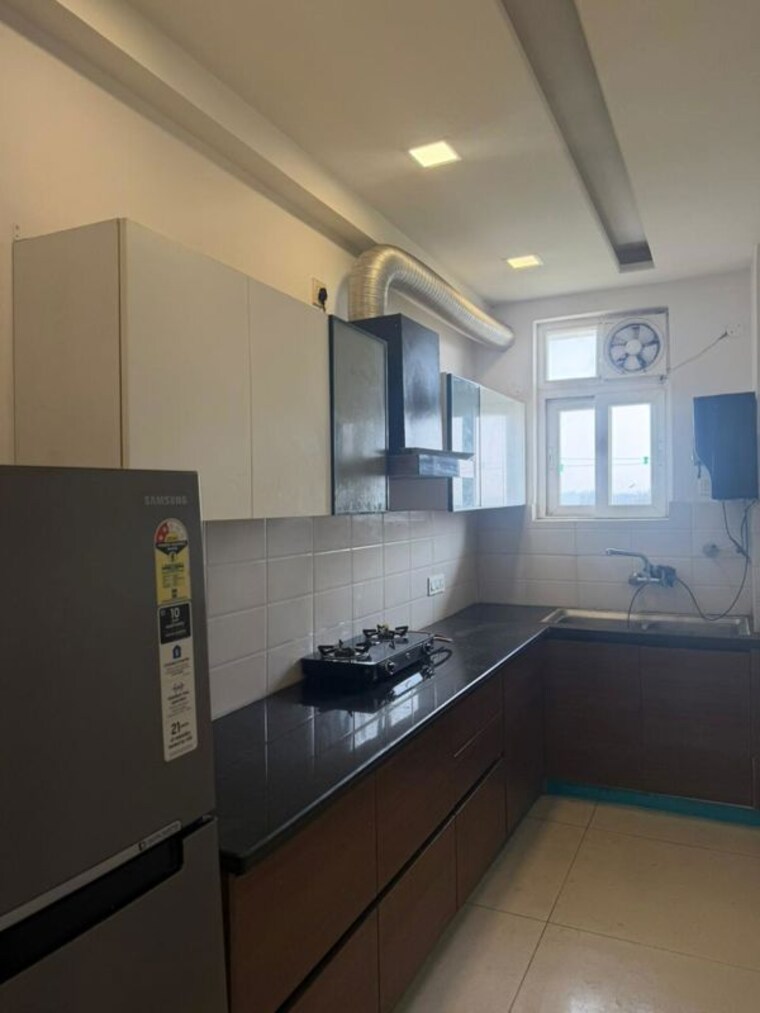 Kitchen, maxxus-elanza 3 Bedroom 1710 Sq.Ft. Apartment In International Airport Road Zirakpur 10751487