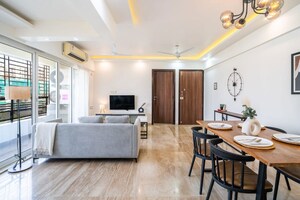 Living Room in 3 BHK Apartment at Shrishti Synchronicity, Chandivali – for Sale