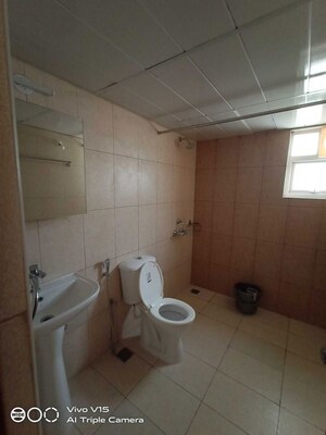 Bathroom in 3 BHK Apartment at Prestige Royale Gardens, Doddaballapur Road – for Rent