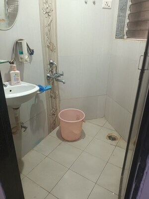 Bathroom in 1 BHK Apartment at Omkar Society Ghansoli, Ghansoli – for Rent