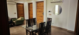 Dining area in 4 BHK Builder Floor at BPTP Amstoria, Sector 102 – for Rent