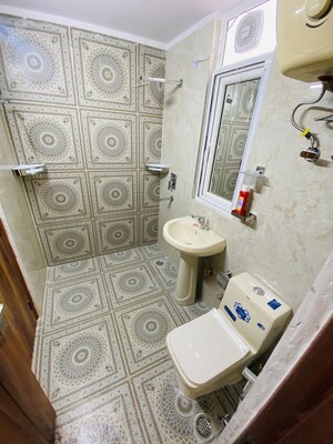 Bathroom in 3 BHK Apartment at Sector 3 Dwarka – for Rent