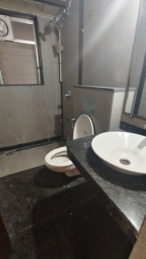 Bathroom in 2 BHK Apartment at Kalpataru Hills, Manpada – for Sale