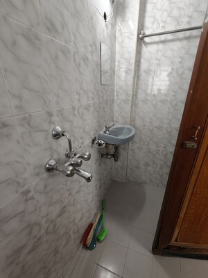 Bathroom in 2 BHK Apartment at Sankalp II, Malad East – for Rent