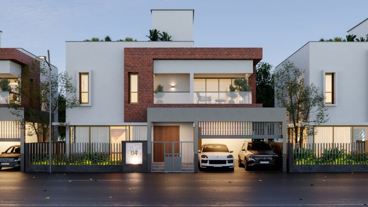 Exterior View, seshan-sukhras 3 Bedroom 2400 Sq.Ft. Villa In Peelamedu Coimbatore 10751633