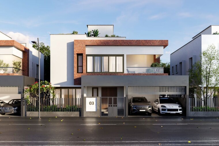 Exterior View, seshan-sukhras 3 Bedroom 2400 Sq.Ft. Villa In Peelamedu Coimbatore 10751633