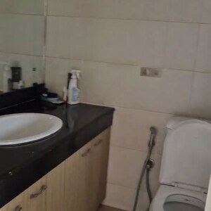 Bathroom in 3 BHK Apartment at Dhoot Time Residency, Sector 63 – for Rent