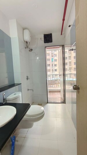 Bathroom in 1 BHK Apartment at Paranjape Blue Ridge, Hinjewadi – for Rent