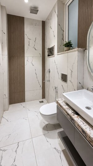 Attached Bathroom in 4 BHK Villa at Mandi – for Sale