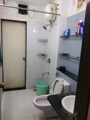 Bathroom in 1 BHK Apartment at Paranjape Blue Ridge, Hinjewadi – for Rent