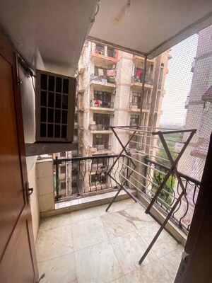 Balcony in 2 BHK Apartment at Saffron Kanishka Tower, Sector 34 – for Rent