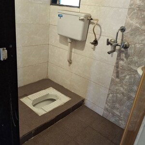 Bathroom in 2 BHK Apartment at Krishna Heights Ghansoli, Ghansoli – for Rent