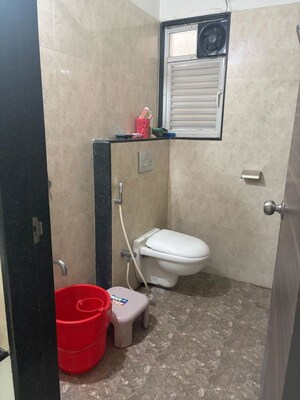 Bathroom in 2 BHK Apartment at Wadhwani Sai Paradise, Punawale – for Rent
