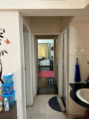 Bathroom in 3 BHK Apartment at Bramha Exuberance, Kondhwa – for Rent