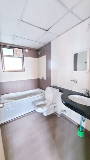 Bathroom in 2 BHK Apartment at Paranjape Blue Ridge, Hinjewadi – for Rent