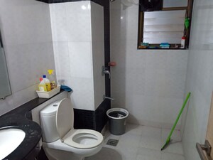 Bathroom in 2 BHK Apartment at Paranjape Blue Ridge, Hinjewadi – for Rent